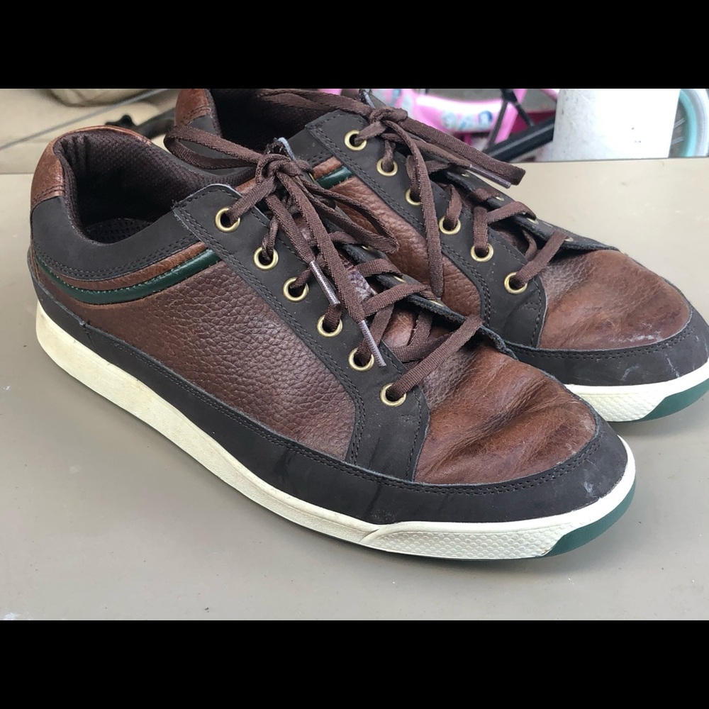 Footjoy Contour Brown Leather Spikeless Golf Shoes Gem
